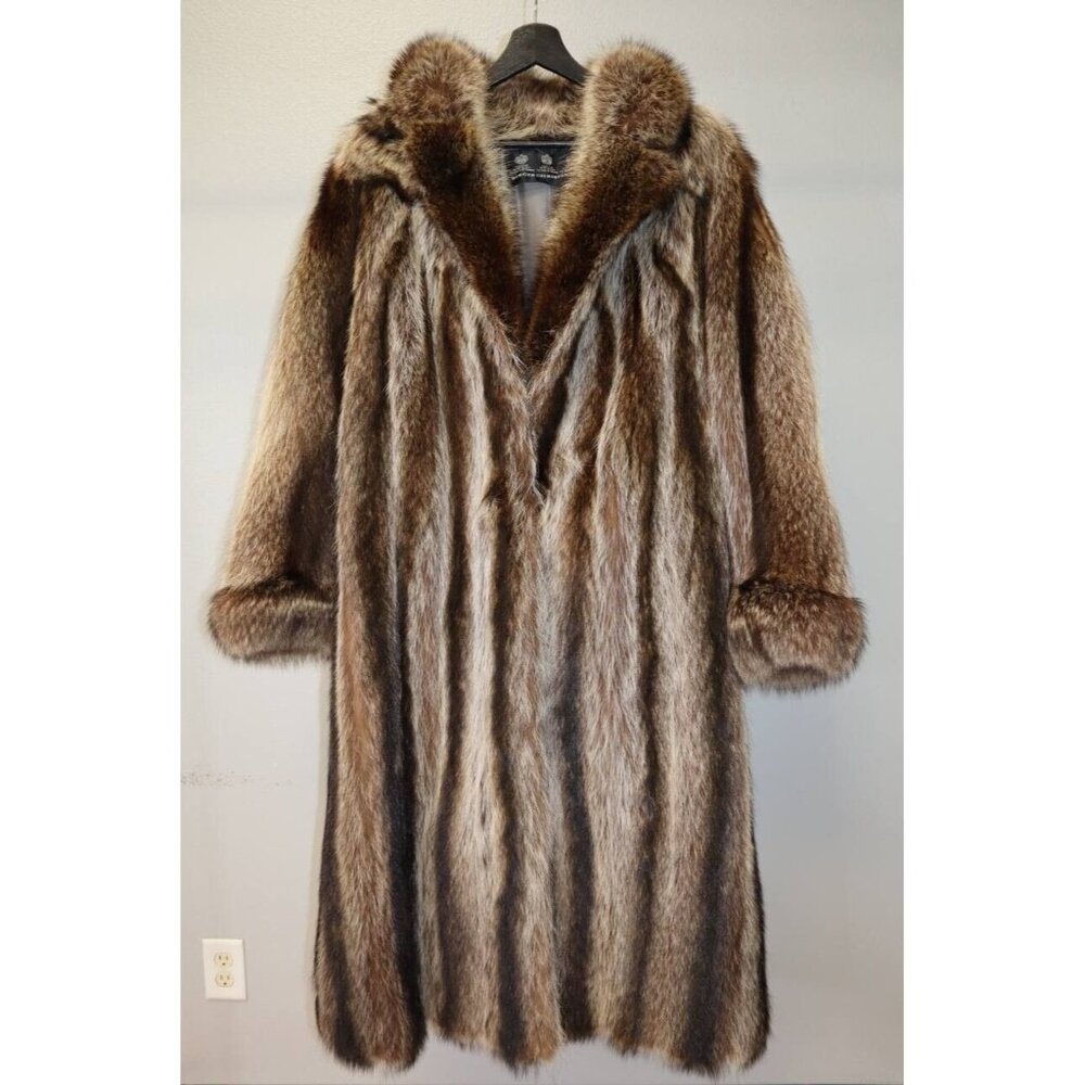BIRGER CHRISTENSEN Russian Barguzin Sable 49" Fur Coat 10-14 $125K+ SAKS